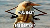  где портки ?