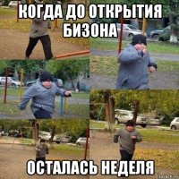 когда до открытия бизона осталась неделя