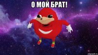 о мой брат! 