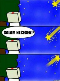 salam necesen?