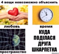 Куда поділася друга шкарпетка