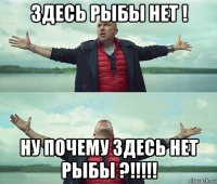 здесь рыбы нет ! ну почему здесь нет рыбы ?!!!!!