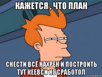 кажется , что план снести всё нахрен и построить тут кеевси не сработол