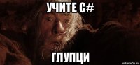 учите c# глупци