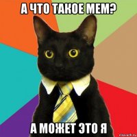 а что такое мем? а может это я