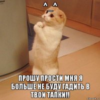 ^_^ прошу прости мня я больше не буду гадить в твои тапки!!