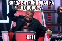 когда биткойн упал на 0.000001% sell