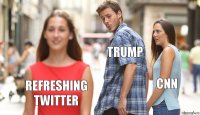 Trump CNN refreshing twitter