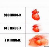 90в живых 14 в живых 2 в живых