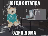 когда осталса один дома