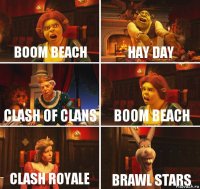 Boom Beach Hay Day Clash of Clans Boom Beach Clash Royale Brawl Stars