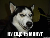 ну еще 15 минут