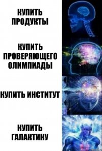 Купить продукты Купить проверяющего олимпиады Купить институт Купить галактику