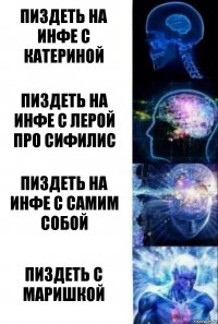 Пиздеть на инфе с Катериной Пиздеть на инфе с Лерой про сифилис Пиздеть на инфе с самим собой Пиздеть с Маришкой