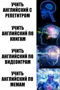 Учить английский с репетитром учить английский по книгам учить английский по видеоиграм учить английский по мемам