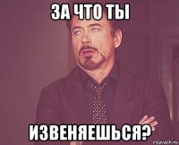 за что ты извеняешься?