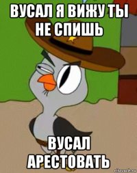 вусал я вижу ты не спишь вусал арестовать