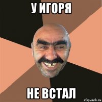 у игоря не встал