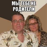 мы тебе не родители 