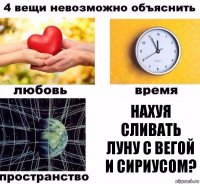 Нахуя сливать Луну с Вегой и Сириусом?