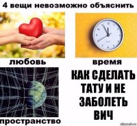 Как сделать тату и не заболеть ВИЧ