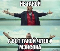 не такой а вот такой член у мэнсона