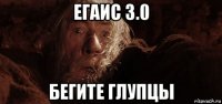 егаис 3.0 бегите глупцы