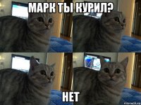 марк ты курил? нет