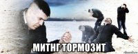  митнг тормозит