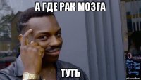 а где рак мозга туть