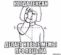 когда тексан делает новые мемы про поцыка