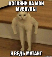 взгляни на мои мускулы я ведь мутант