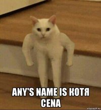  any's name is котя cena