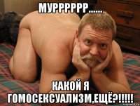 мурррррр...... какой я гомосексуализм,ещё?!!!!!