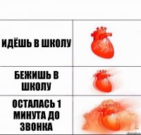 Идёшь в школу Бежишь в школу осталась 1 минута до звонка