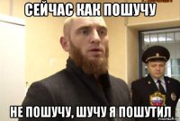 сейчас как пошучу не пошучу, шучу я пошутил