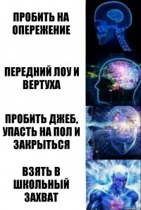 Пробить на опережение Передний лоу и вертуха Пробить джеб, упасть на пол и закрыться Взять в школьный захват