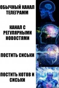 обычный канал телеграмм канал с регулярными новостями постить сиськи постить котов и сиськи