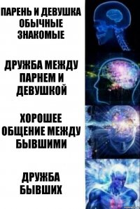 Парень и девушка обычные знакомые Дружба между парнем и девушкой Хорошее общение между бывшими Дружба бывших