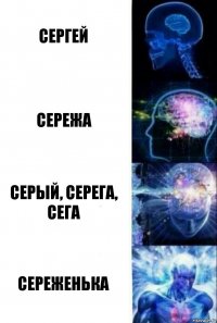 Сергей Сережа Серый, Серега, Сега Сереженька