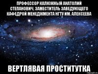 профессор калюжный анатолий степанович, заместитель заведующего кафедрой менеджмента нгту им. алексеева вертлявая проститутка