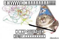 вжууууух мяяяяяяяя!!!!! и мир захвачен котамиииииииии