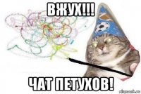 вжух!!! чат петухов!