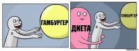 гамбургер диета гамбургер