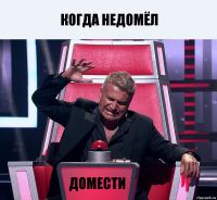 Когда недомёл Домести