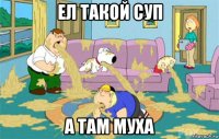 ел такой суп а там муха