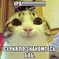 ура!!!!!!!!!!!!!!!! серия по знакомтесь боб.