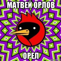 матвей орлов орел