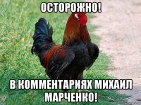 осторожно! в комментариях михаил марченко!