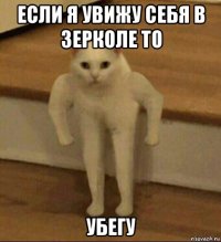 если я увижу себя в зерколе то убегу